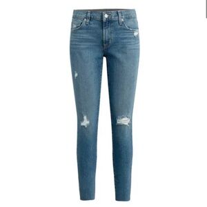 Krista Distressed Low Rise Skinny Ankle Jeans 26